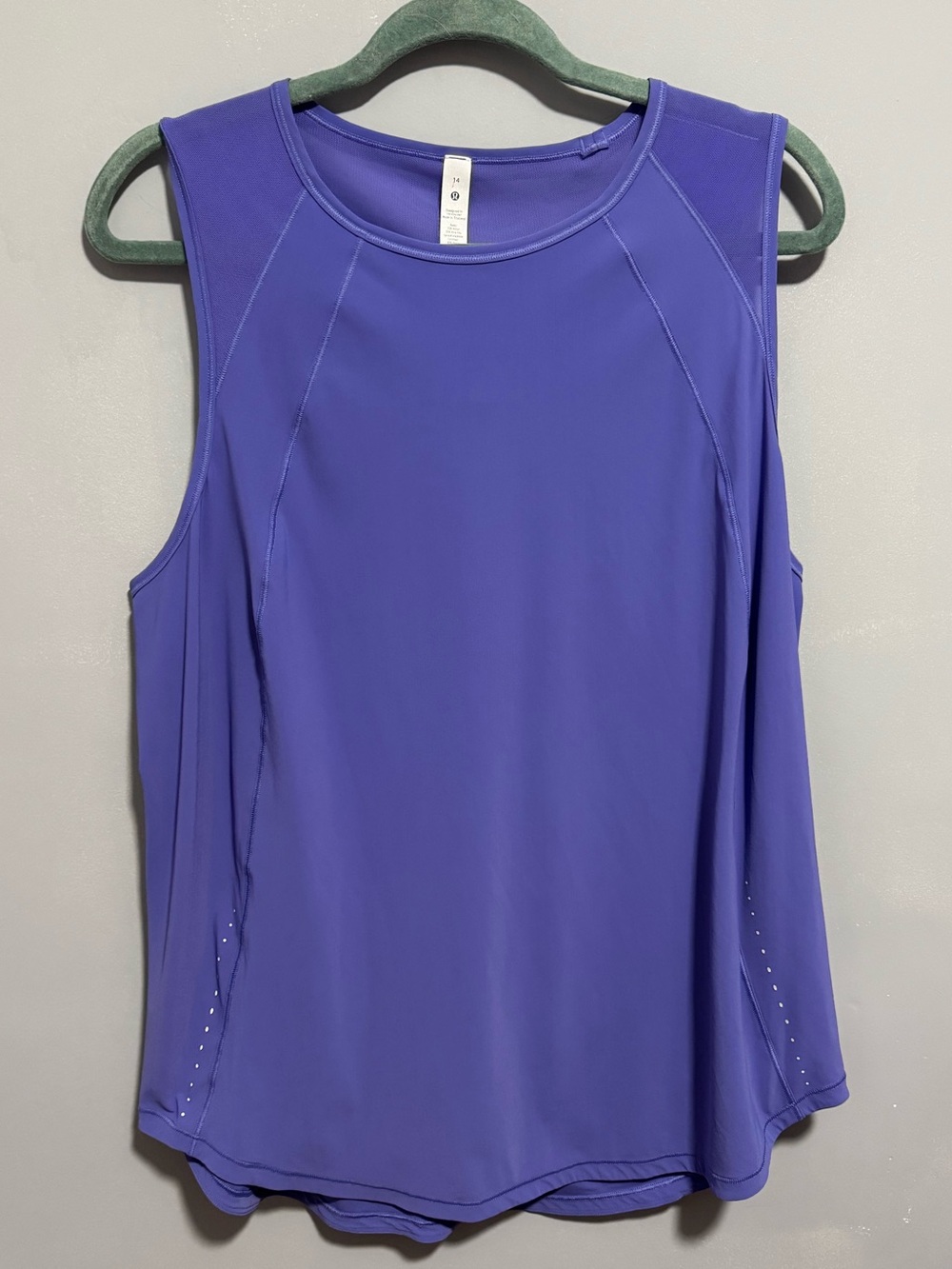 Lululemon- Purple Sculpt Tank Top. Size 14